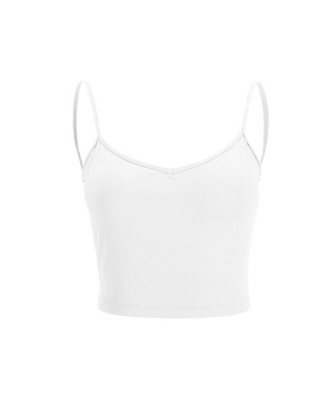 SPORT.LES Scope Ballet Studio Crop Top White