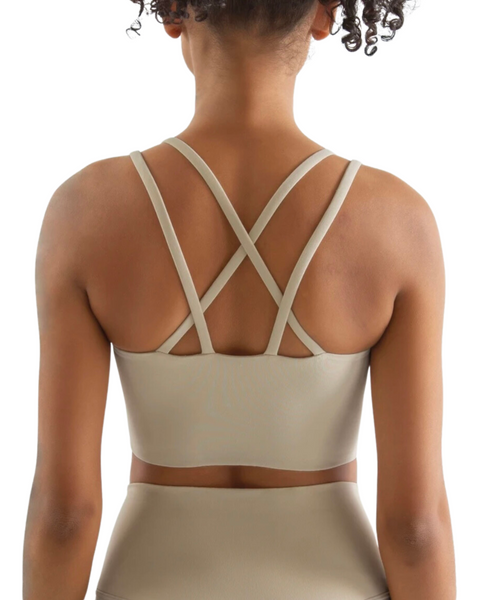 SPORT.LES 2NDSKN Cross Sports Bra Almond