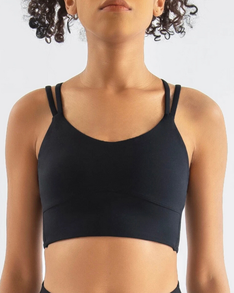 SPORT.LES 2NDSKN Cross Sports Bra Black