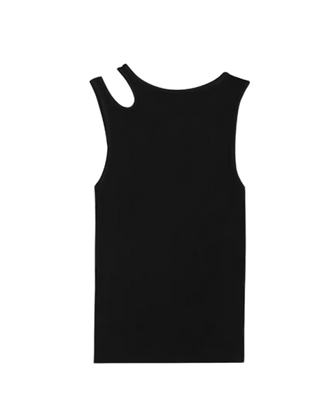 SPORT.LES Cut Out Tank Black