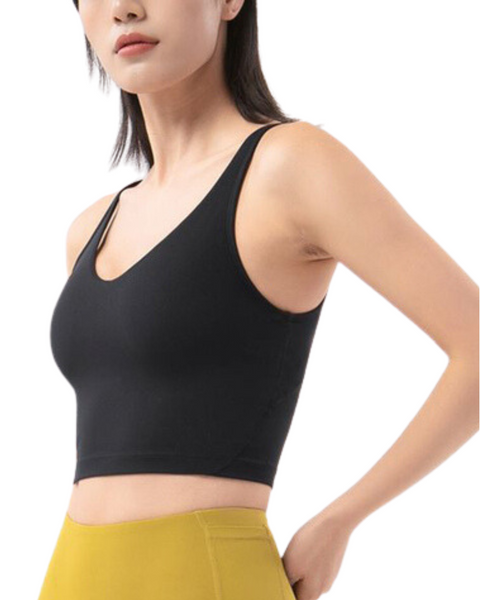 SPORT.LES 2NDSKN Tank Sports Bra Black