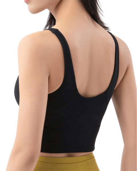 SPORT.LES 2NDSKN Tank Sports Bra Black