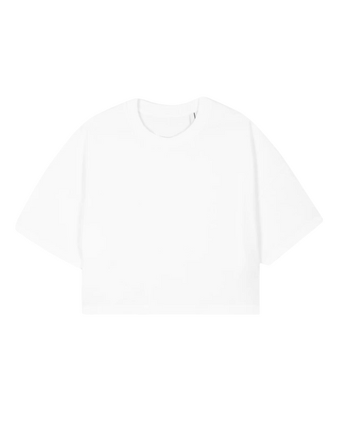 SPORT.LES Studio to Street Crop Tee White