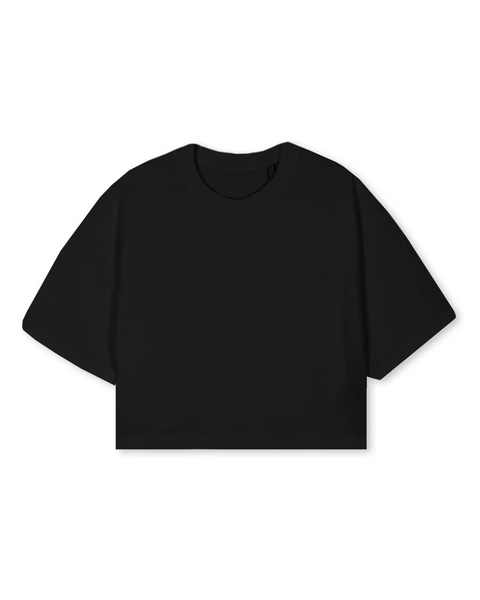 SPORT.LES Studio to Street Crop Tee Black