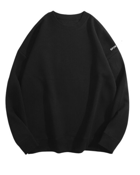 SPORT.LES Boyfriend Sweatshirt Black