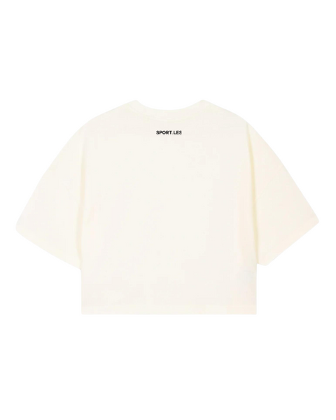 SPORT.LES Studio to Street Crop Tee Cream