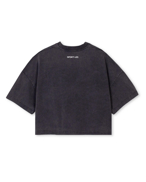 SPORT.LES Studio to Street Crop Tee Vintage Black