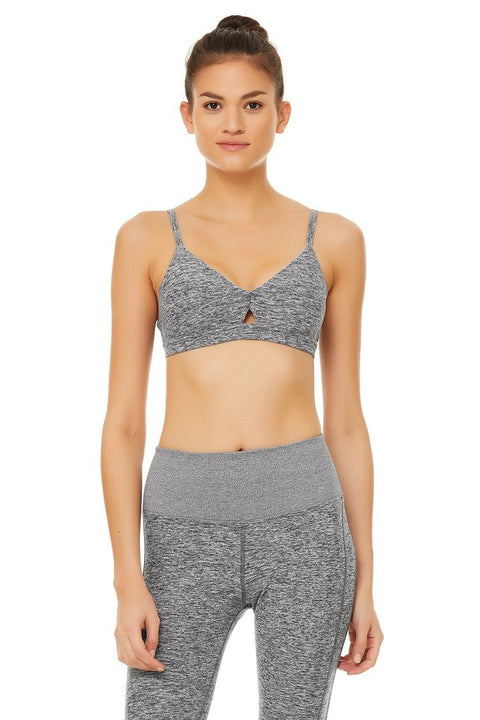 ALO Yoga, Intimates & Sleepwear, Alo Yoga Alosoft Lavish Bra In Athletic  Heather Grey Used 3 Times Size S