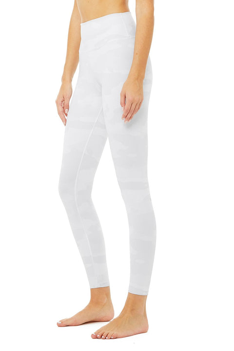 ALO YOGA High-Waist Camo Vapor Legging White