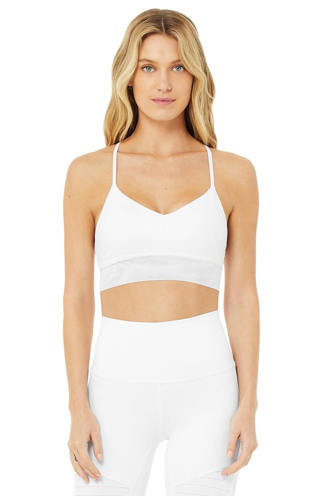 Buy Wardrobe Malfunction White Satin Sports Bra Lightly Padded Elastic  Underburst Casualwear Gymwear yogawear at